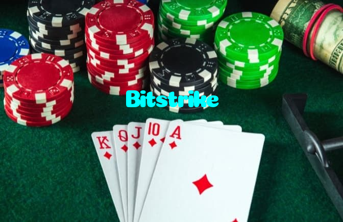 Bitstrike casino presented on mobile device in Pakistan with slots and live games